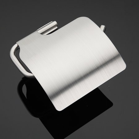 Держатель туалетной бумаги Gappo G17 G1703 с крышкой Сатин 