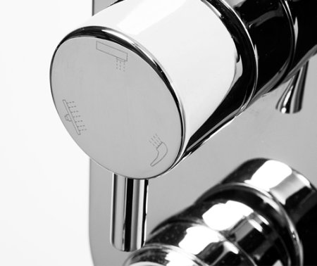 Смеситель WasserKRAFT Dinkel 5871 С ВНУТРЕННЕЙ ЧАСТЬЮ, для ванны и душа 