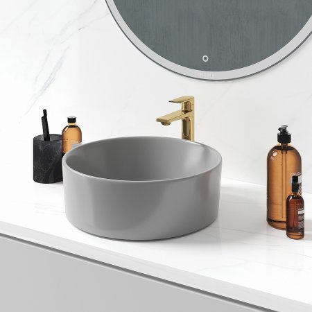 Раковина-чаша Grossman 40 GR-3013GM Серая матовая 