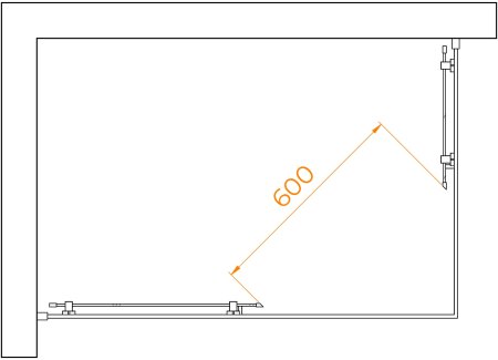 Душевой уголок RGW PA-040B 800x1200 