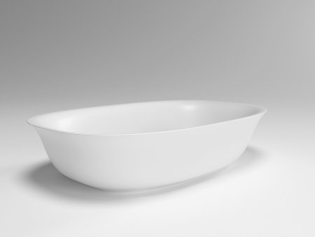 Раковина-чаша Plumberia Selection SETA SOFT BO 58x13x38 Белая матовая 