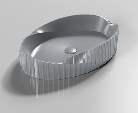 Раковина-чаша CeramaLux 60 78750MPG Серая матовая 