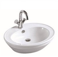 Раковина-чаша CeramaLux 60 2150G Белая Золото