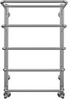 Водяной полотенцесушитель Terminus Полка П5 450x696 4670030723147 с полкой Хром