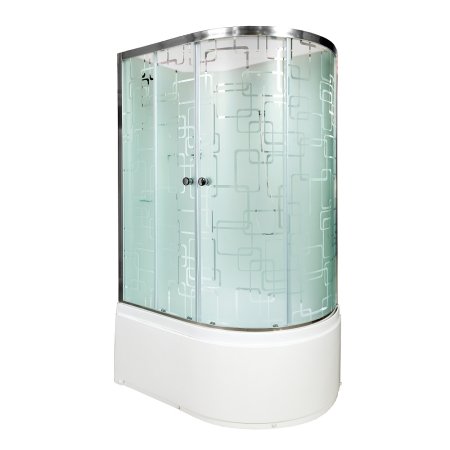 Душевая кабина Deto ЕМ4511 L N (без крыши) 