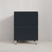Тумба Style Line Марокко 60 напольная, с раковиной  СОУЛ 600*480 антрацит, графит