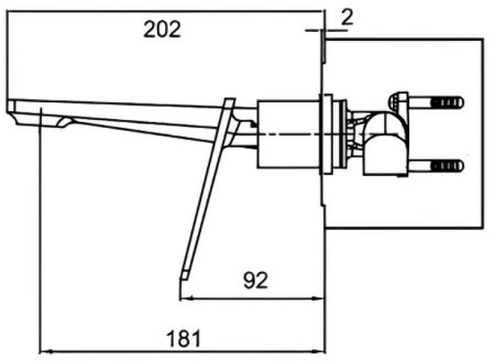 Смеситель для раковины Frap F1058-22 Белый Хром 