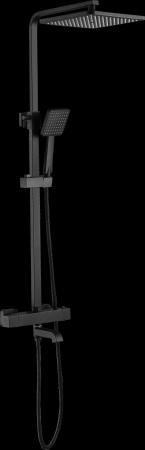 Душевая система ESKO Singapore black с термостатом (STT5054 BL) 