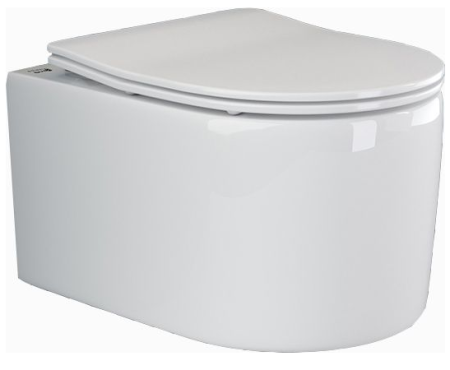 Унитаз подвесной Ceramica Nova Moments CN3003 с микролифтом, безободковый 