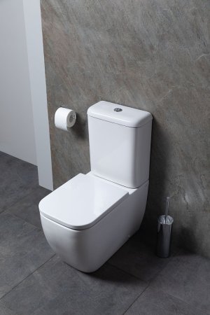 Унитаз компакт Allen Brau Infinity 4.21001.20 Белый без бачка и сиденья 