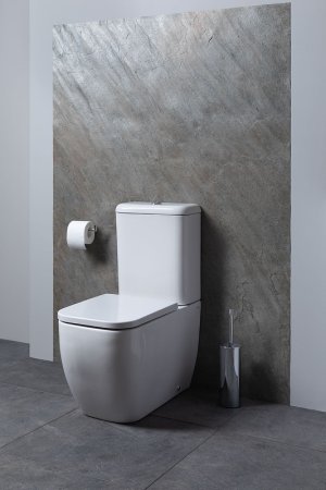 Унитаз компакт Allen Brau Infinity 4.21001.20 Белый без бачка и сиденья 