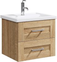 Тумба под раковину Aqwella Фостер 60 FOS01062DS подвесная Дуб сонома