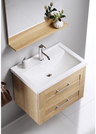Тумба под раковину Aqwella Фостер 60 FOS01062DS подвесная Дуб сонома 