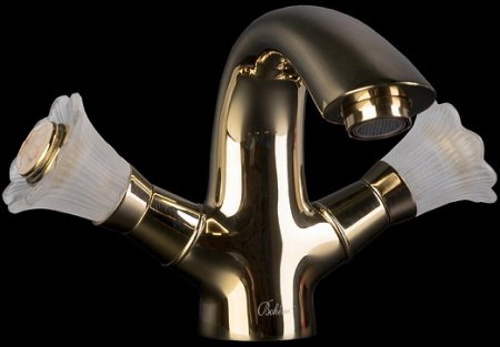 Смеситель для раковины Boheme Camelia 291 Золото 