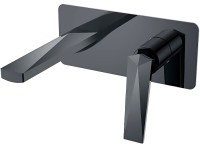 Смеситель для раковины Boheme Venturo 375-SGM Антрацит глянец