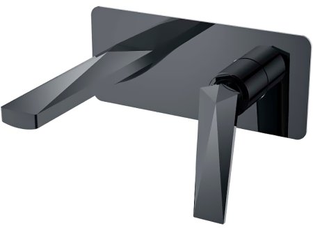 Смеситель для раковины Boheme Venturo 375-SGM Антрацит глянец 