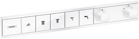 Смеситель для душа Hansgrohe RainSelect 15384700 с термостатом Белый матовый 