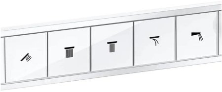 Смеситель для душа Hansgrohe RainSelect 15384700 с термостатом Белый матовый 