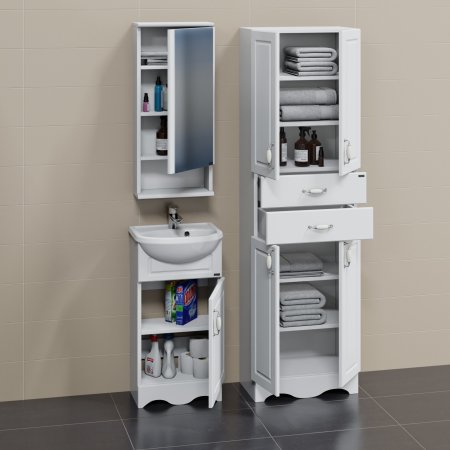 Тумба Санта Верона 45 напольная с умывальником Уют 45 