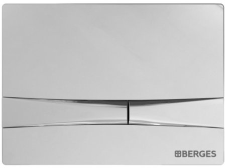 Инсталляция Berges Novum F3 040253 для унитаза с клавишей смыва Хром глянец 