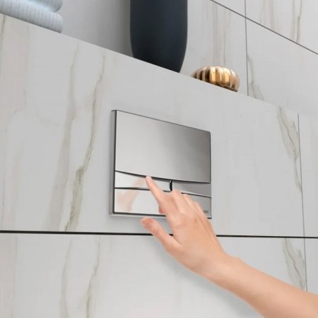 Инсталляция Berges Novum F3 040253 для унитаза с клавишей смыва Хром глянец 