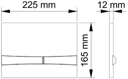 Инсталляция Berges Novum F3 040253 для унитаза с клавишей смыва Хром глянец 