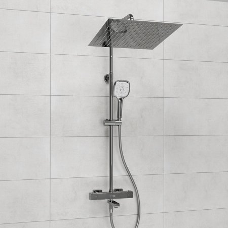 Душевая система WasserKRAFT A199.119.065.087.CH Thermo с термостатом Хром 