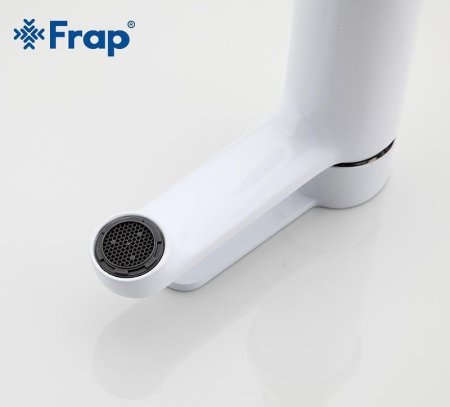 Смеситель для раковины Frap H41 F1041 Белый Хром 