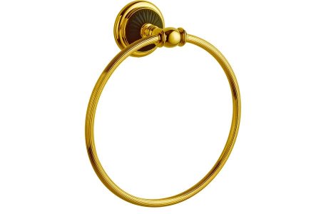 Держатель для полотенца (кругл.) Boheme Palazzo Nero 10155 Золото 