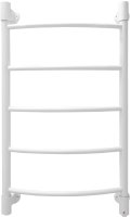 Полотенцесушитель электрический Energy H2 850x500 белый матовый, форма лесенка, скрытое/наружное подключение, 850мм x 534мм