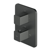 Смеситель Omnires Parma PM7436GR для ванны с душем графит, скрытого монтажа