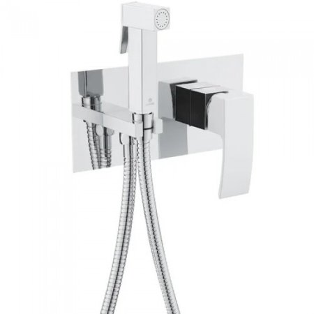 Смеситель встраиваемый с гигиеническим душем GANZER GZ44058F WHITE 