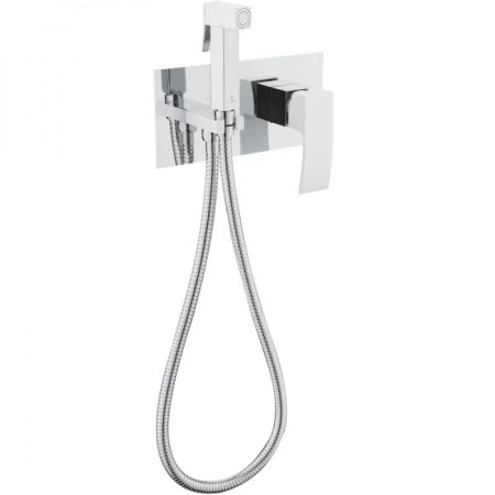 Смеситель встраиваемый с гигиеническим душем GANZER GZ44058F WHITE 