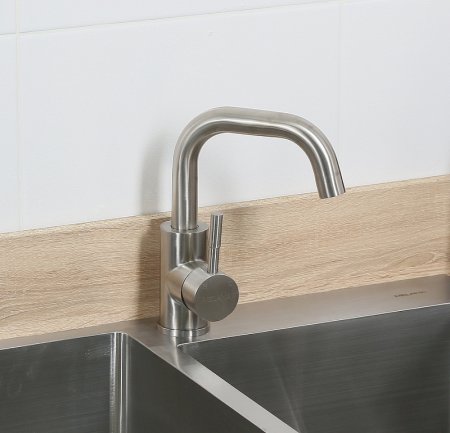 Смеситель для кухни Melana F6102 Сатин 