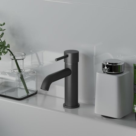 Смеситель для раковины Paini Cox 78PZ205O Черный матовый 