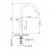 Смеситель для кухни GANZER FREDJ GZ04021 CHROME 