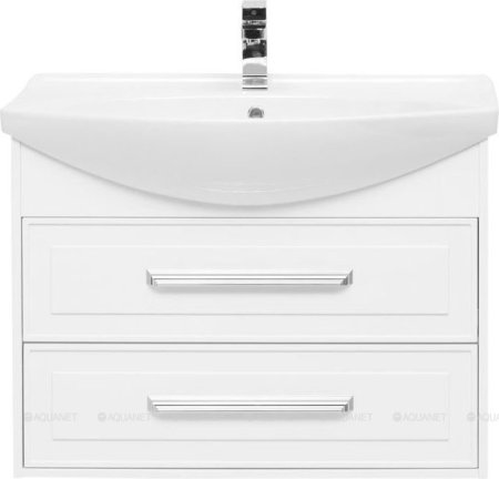 Тумба с раковиной Aquanet Остин 85 белый 