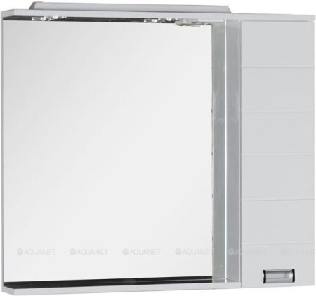 Зеркало-шкаф Aquanet Сити 100 белый 