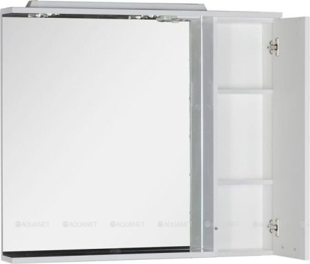 Зеркало-шкаф Aquanet Сити 100 белый 