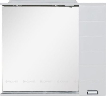 Зеркало-шкаф Aquanet Сити 100 белый 
