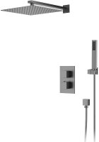 Душевая система D&K Bayern Liszt DA2515706A04 с термостатом Серый графит