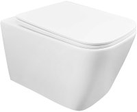 Унитаз Azario Boca AZ-1048 A подвесной Белый с сиденьем Микролифт Унитаз Azario Boca AZ-1048 A подвесной Белый с сиденьем Микролифт