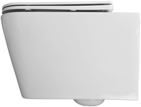 Унитаз Azario Boca AZ-1048 A подвесной Белый с сиденьем Микролифт 