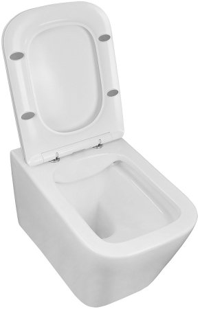 Унитаз Azario Boca AZ-1048 A подвесной Белый с сиденьем Микролифт 