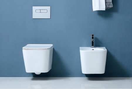 Унитаз Azario Boca AZ-1048 A подвесной Белый с сиденьем Микролифт 