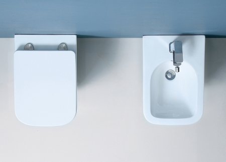 Унитаз Azario Boca AZ-1048 A подвесной Белый с сиденьем Микролифт 