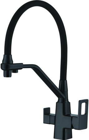 Смеситель для кухни с подключением фильтра для воды D-Lin D159320-A, черный 