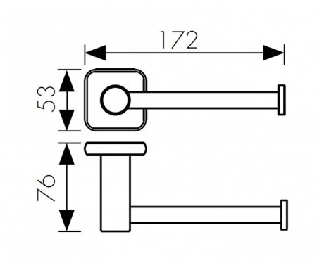 Держатель туалетной бумаги Kaiser KH-4720/1721 Бронза 