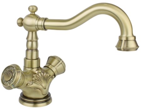 Смеситель для раковины Bronze de Luxe ROYAL 10218, бронза 