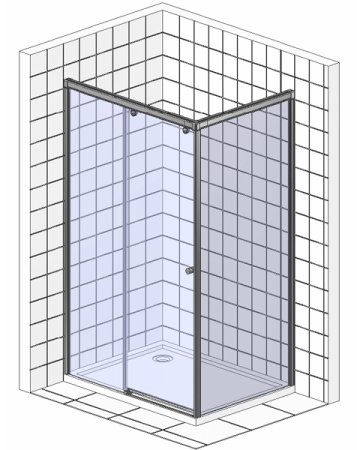Душевой уголок Cezares Stylus O M AH1 120/100 C Cr 